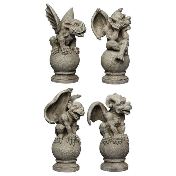 Northlight Seasonal Gargoyles Garden Statues - Set of 4