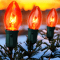 Northlight 25ct. Orange Transparent C9 Christmas String Lights - image 2