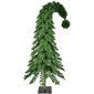 Santa''s Workshop 6ft. Green PVC Grench Tree - image 1