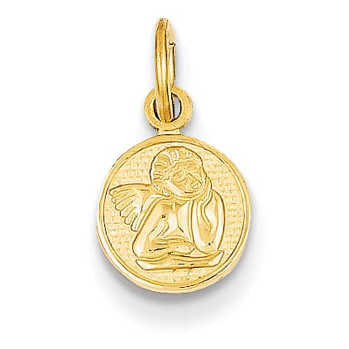 Gold Classics&#40;tm&#41; 14kt. Yellow Gold Polished Angel Charm - image 
