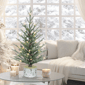 Puleo International 2ft. Pre-Lit Potted Arctic Fir Christmas Tree - image 3