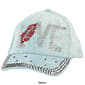 Womens Madd Hatter Love Bling Stones Baseball Cap - image 3