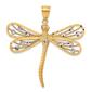 Gold Classics&#40;tm&#41; 14kt. Filigree Dragonfly Pendant - image 1