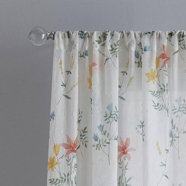Primavera Crushed Voile Rod Pocket Panel Curtain