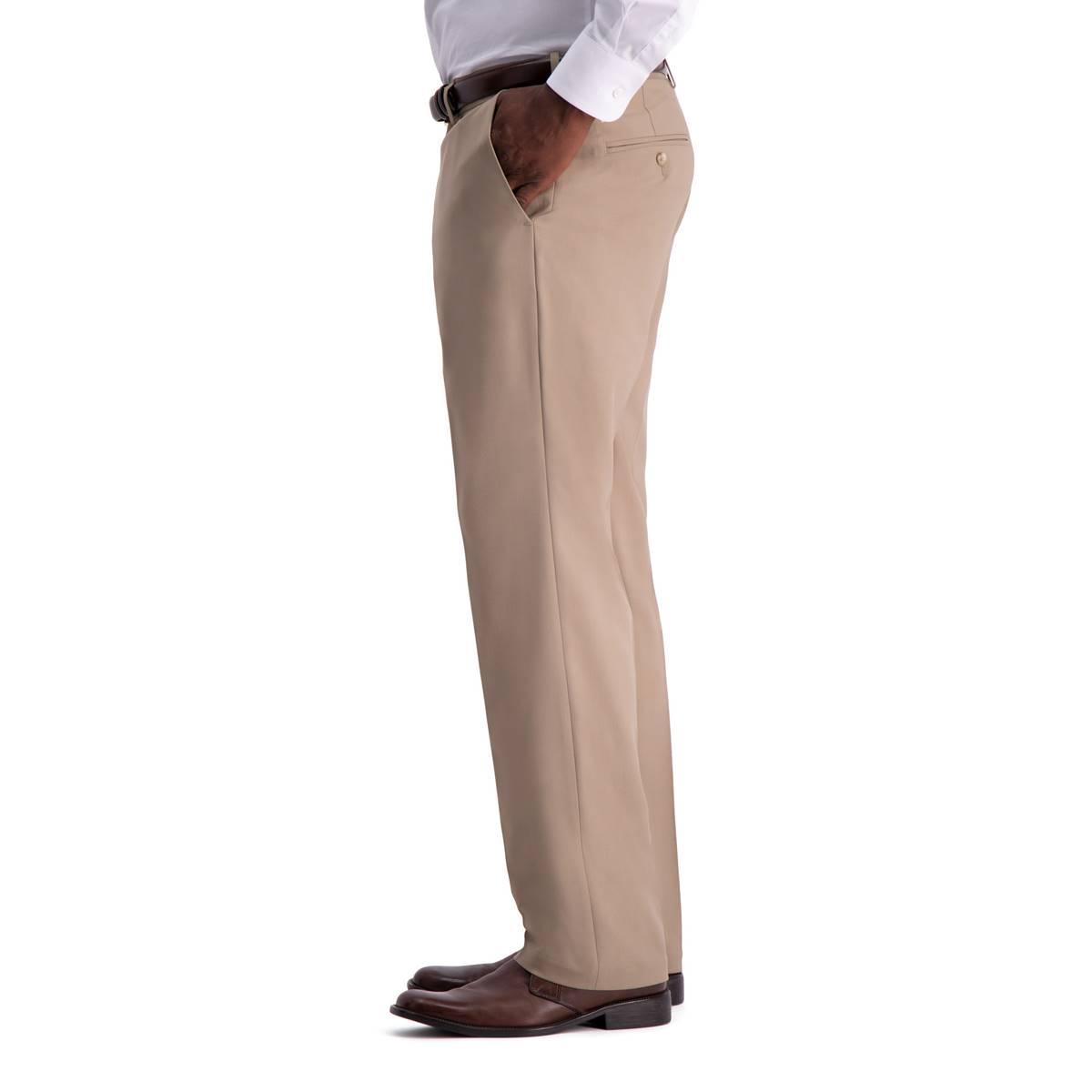 Mens Haggar® Premium Comfort Classic Fit Flat Front Dress Pant