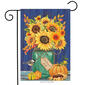 Briarwood Lane Fall Mason Jar Sunflowers Garden Flag - image 1