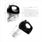 Ovente Portable 5-Speed Mixing Electric Hand Mixer - Black - image 5