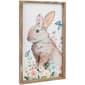 Northlight Seasonal Easter Bunny with Flowers Framed Wall Sign - image 3