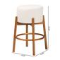 Baxton Studio Olwen Modern Japandi 2pc. Bar Stool Set - image 3