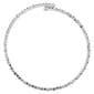 Athra Light Blue & Aurora Borealis Crystal Coil Bracelet - image 2