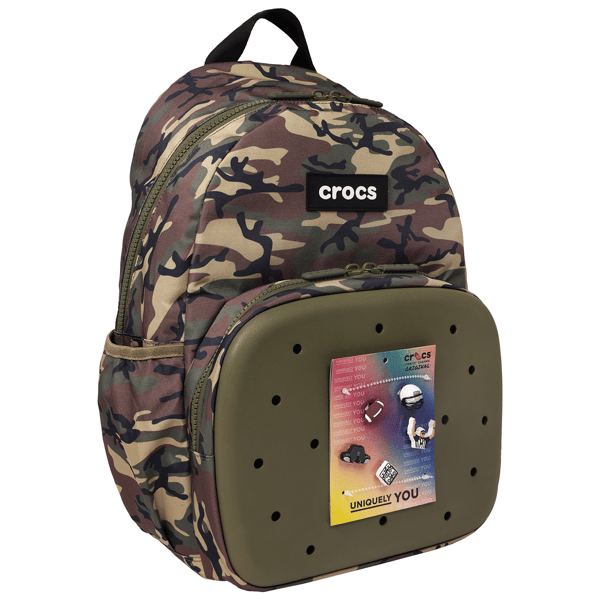 Crocs™ Camo Back to School Backpack with Jibbitz™ Charms