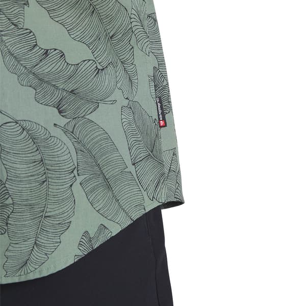 Mens Quiksilver Jungle Leaf Button Down Shirt