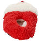 Womens Fuzzy Babba Santa Puffer Slippers Socks - image 4