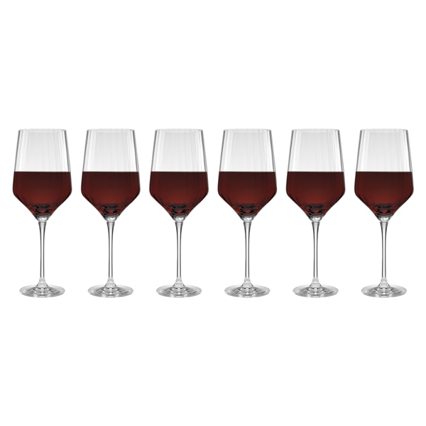 Lenox® Tuscany Classics Angled Optic Wine Glasses - Set of 6