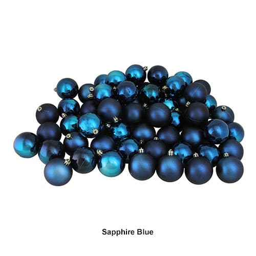 Northlight Seasonal 60pc. Shiny and Matte Shatterproof Ornaments
