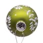 Kurt S. Adler 6pc. 80MM Green Leaf Design Ball Ornaments - image 3