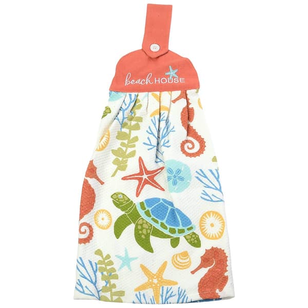 Sea Turtle Tie Towel - image 