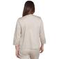 Petite Alfred Dunner Coming Up Roses Cut Out Floral Jacket - image 2