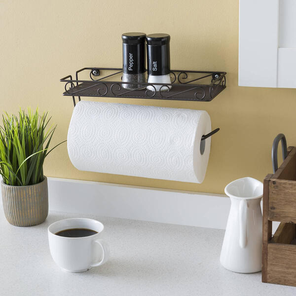 Home Basics Scroll Collection Paper Towel Holder - image 