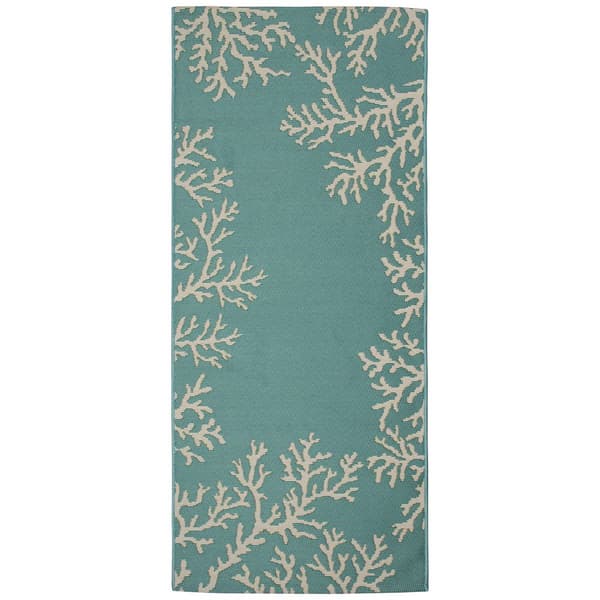 Liora Manne Esencia Coral Edge Rectangular Runner - image 