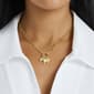Athra 14kt. Gold over Brass Chain Heart Charms Pendant Necklace - image 3