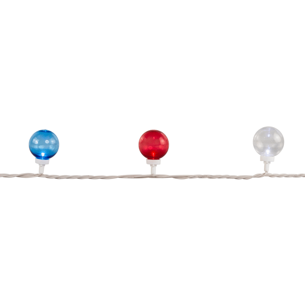 Northlight 11ft. Patriotic LED G40 Christmas Lights