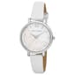 Womens Laura Ashley(R) Silver-Tone Floral Bounty Watch - LA31099SS - image 1