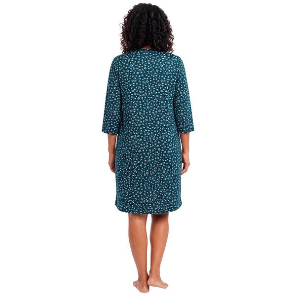 Plus Size Elizabeth & Nicole Ditsy Floral Waltz Nightgown
