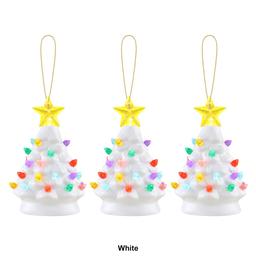 Mr. Christmas 3pc. Nostalgic Ceramic Tree Ornaments