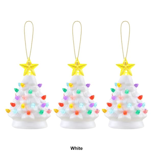 Mr. Christmas 3pc. Nostalgic Ceramic Tree Ornaments