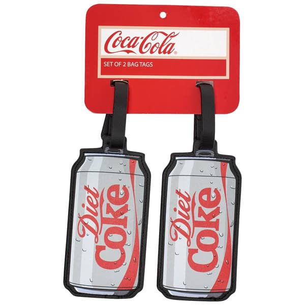 2pk. Diet Coke Can Luggage Tags
