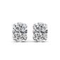 Moluxi&#8482; Sterling Silver 3ctw. Moissanite Oval Stud Earrings - image 2