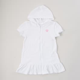 Toddler Girl Pink Platinum&#40;R&#41; Hooded Terry Swim Cover-Up