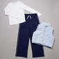 Girls (7-14) 90 Degree(R) by Reflex 3pc. Puff Vest/Top & Wide Pants - image 1