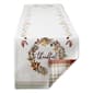 DII&#174; Embellished Thankful Autumn Wreath Reversible Table Runner - image 2