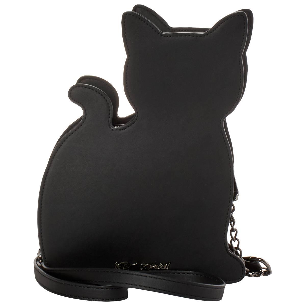 Betsey Johnson Halloween Kitty Black Crossbody