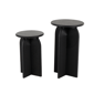 9th & Pike® Modern Black Wood End Table Set - image 1