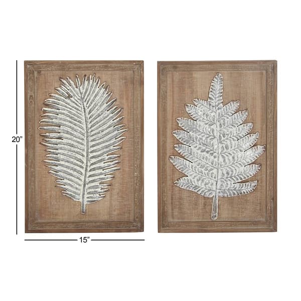 9th & Pike&#174; Rectangular Wood and Metal Wall D&#233;cor - Set of 2