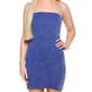 Juniors Crystal Doll Tulip Hem Rhinestone Strap Sheath Dress - image 3