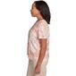 Womens Alfred Dunner Catalina Island Paisley Textured Blouse - image 3