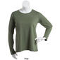 Womens Starting Point Super Soft Crew Neck Long Sleeve Tee - image 8