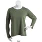 Womens Starting Point Super Soft Crew Neck Long Sleeve Tee - image 4