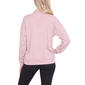 Womens NY Collection Long Sleeve Quarter Zip Solid Sweatshirt - image 2