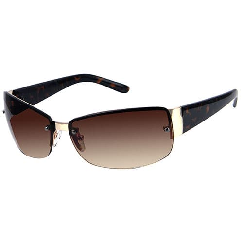 Womens Details Mikkel Rimless Sunglasses - Tortoise