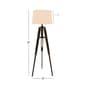 9th & Pike® Brown Tripod Industrial Floor Lamp - image 7
