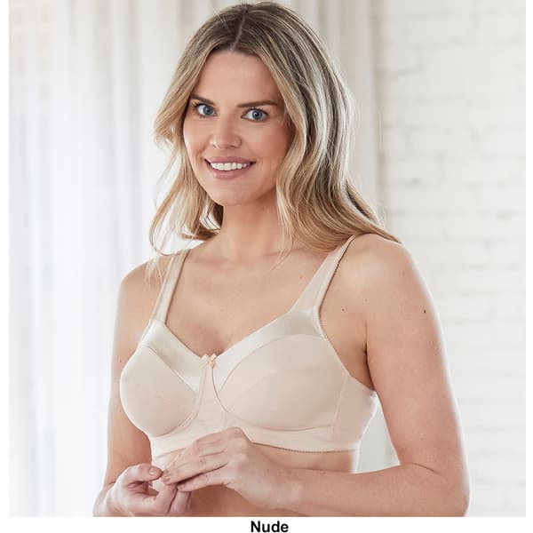 Womens Bestform Satin Trim Wire-Free Cotton Bra 5006715