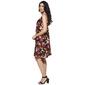 Womens MSK Sleeveless Tie Back A-Line Floral Dress - image 4