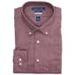 Mens Preswick & Moore Regular Fit Oxford Dress Shirt - Burgundy - image 1