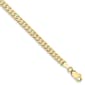Unisex Gold Classics&#40;tm&#41;10kt. 3.2mm 8in. Flat Beveled Chain Bracelet - image 1