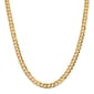 Gold Classics&#8482; 7.2mm. Solid Polished Light Cuban Bracelet - image 2